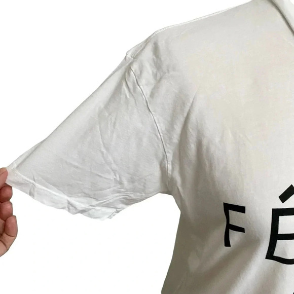 Brian Lichtenberg BLTEE FÉLINE MEOW Graphic Tee White Cotton Shirt Small - Picture 6 of 15